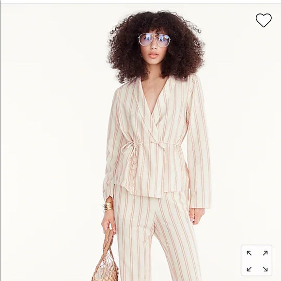 J. Crew Tops - Jcrew wrap top in stripe